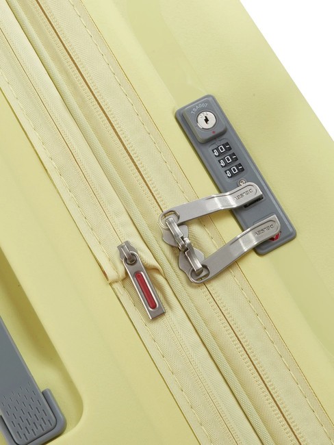 CLAVEL MR  Chariot extra large, extensible jaune pâle - Valises Rigides