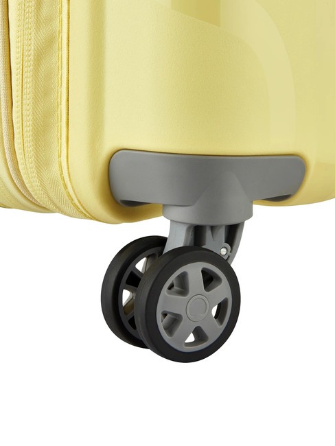 CLAVEL MR  Chariot extra large, extensible jaune pâle - Valises Rigides