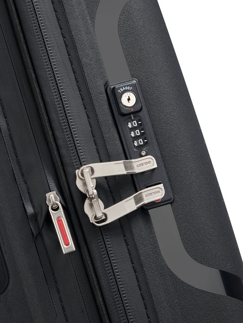 CLAVEL MR  Chariot extra large, extensible Noir - Valises Rigides