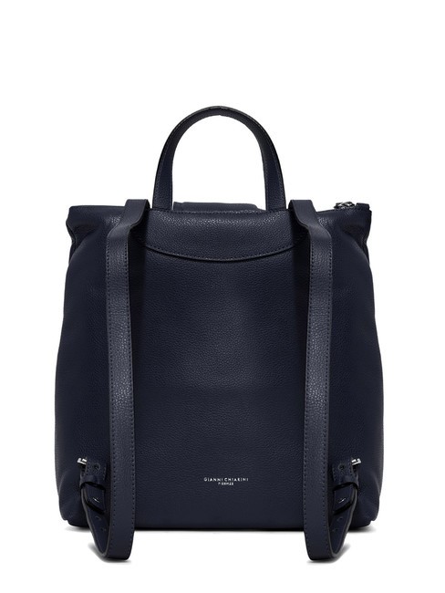GIADA Sac &agrave; dos en cuir pour femme BLEU - Sacs pour Femme