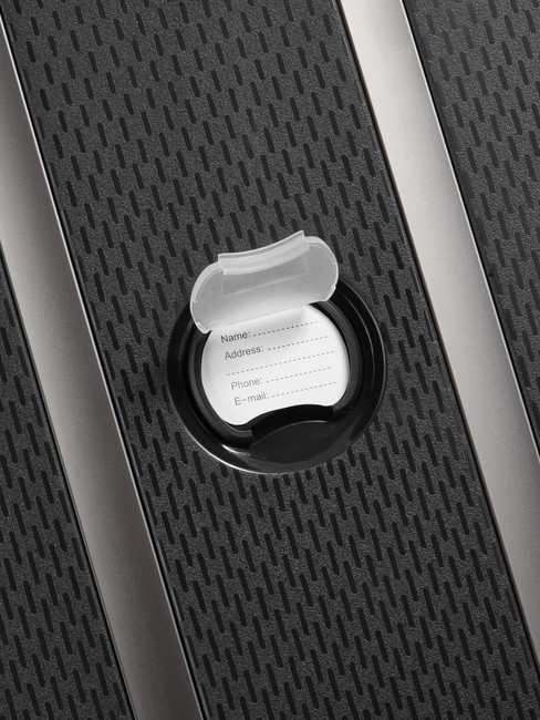 MONCEY MR Chariot à bagages à main mince Noir - Valises cabine