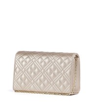 LOVE MOSCHINO QUILTED Pochette avec bandoulière en chaîne or - Sacs pour Femme - 2