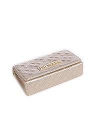 LOVE MOSCHINO QUILTED Pochette avec bandoulière en chaîne or - Sacs pour Femme - 5