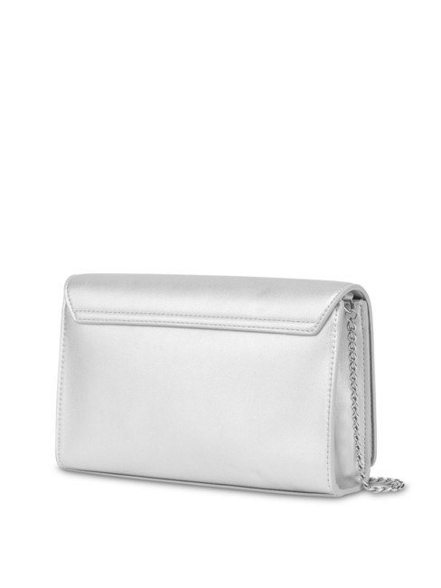 BOLD LOVE Pochette avec bandoulière en chaîne argent - Sacs pour Femme
