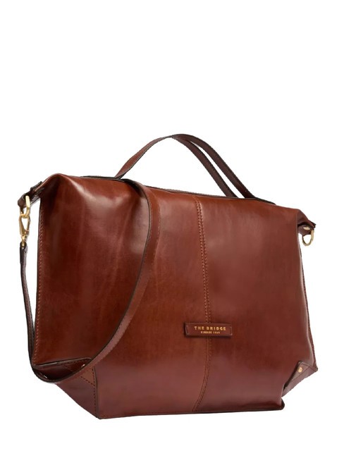 UNICA  Sac à main/épaule, en cuir MARRON - Sacs pour Femme