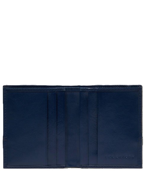 DAMIANO Portefeuille porte-cartes en cuir océan profond abb. ruthénium foncé mat - Portefeuilles Homme