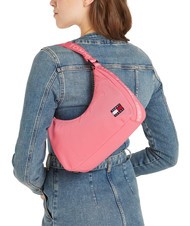 TOMMY HILFIGER TOMMY JEANS ESSENTIAL DAILY  Sac &agrave; bandouli&egrave;re rose bon go&ucirc;t - Sacs pour Femme - 5