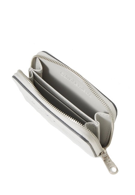 SCULPTED Portefeuille zipp&eacute; gris mirage - Portefeuilles Femme