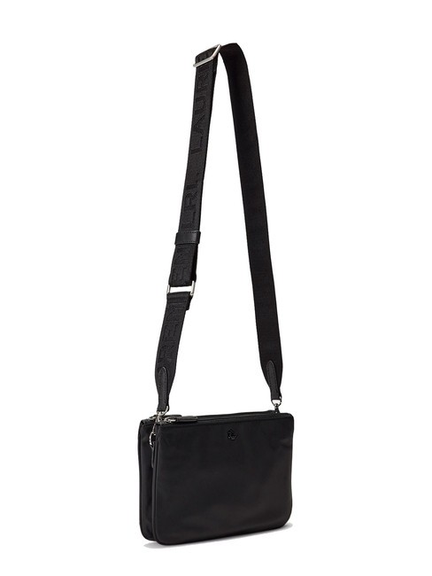 LANDYN Sac bandoulière plat en nylon noir/noir3 - Sacs pour Femme