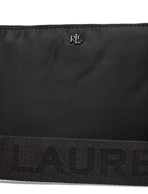 LANDYN Sac bandoulière plat en nylon noir/noir3 - Sacs pour Femme