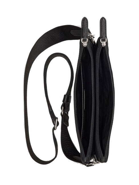 LANDYN Sac bandoulière plat en nylon noir/noir3 - Sacs pour Femme