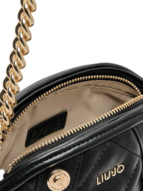 KATE Petit sac bandouli&egrave;re matelass&eacute; NOIR - Sacs pour Femme