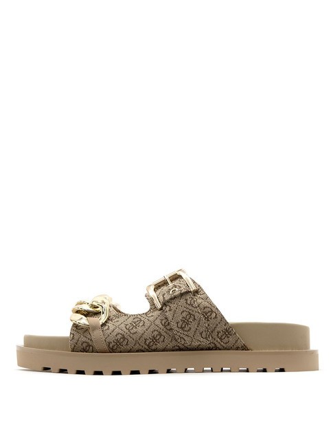 FATEMA2 Sandales Beige / Marron - Chaussures Femme