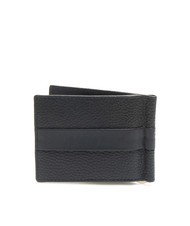 ROCCOBAROCCO JOHN Portefeuille en cuir avec clip marine - Portefeuilles Homme - 3