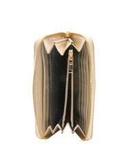 ROCCOBAROCCO LOLA Grand portefeuille zipp&eacute; autour beige - Portefeuilles Femme - 2