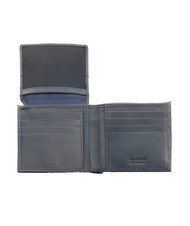 ROCCOBAROCCO STRIPE Portefeuille en cuir à rabat bleu - Portefeuilles Homme - 2