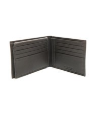 ROCCOBAROCCO STRIPE Portefeuille en cuir &agrave; rabat marron fonc&eacute; - Portefeuilles Homme - 3