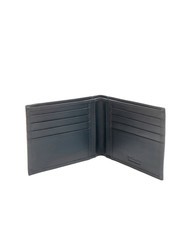 ROCCOBAROCCO STRIPE Portefeuille en cuir 8cc bleu - Portefeuilles Homme - 2