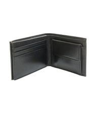 ROCCOBAROCCO PLAIN Portefeuille en cuir 8cc noir - Portefeuilles Homme - 3