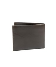ROCCOBAROCCO PLAIN Portefeuille en cuir 8cc marron fonc&eacute; - Portefeuilles Homme - 3