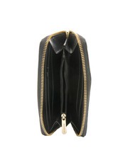 ROCCOBAROCCO CLAIR Portefeuille moyen zippé autour noir - Portefeuilles Femme - 2