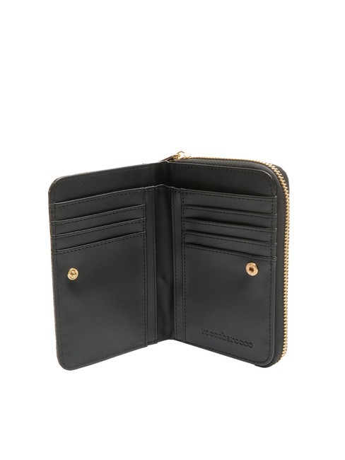 FRIDA Portefeuille jacquard moyen noir - Portefeuilles Femme