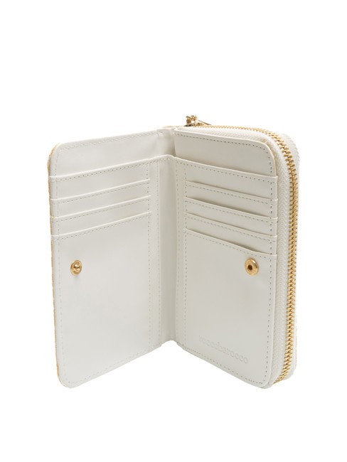 FRIDA Portefeuille jacquard moyen blanc - Portefeuilles Femme