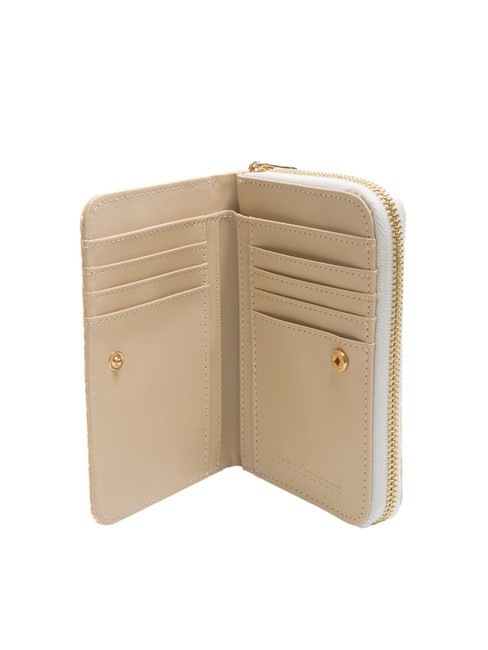 FRIDA Portefeuille jacquard moyen moutarde - Portefeuilles Femme