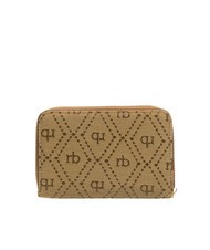 ROCCOBAROCCO FRIDA Portefeuille jacquard moyen bleu ciel - Portefeuilles Femme - 3