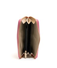 ROCCOBAROCCO GAIA Grand portefeuille zipp&eacute; autour fuchsia - Portefeuilles Femme - 2