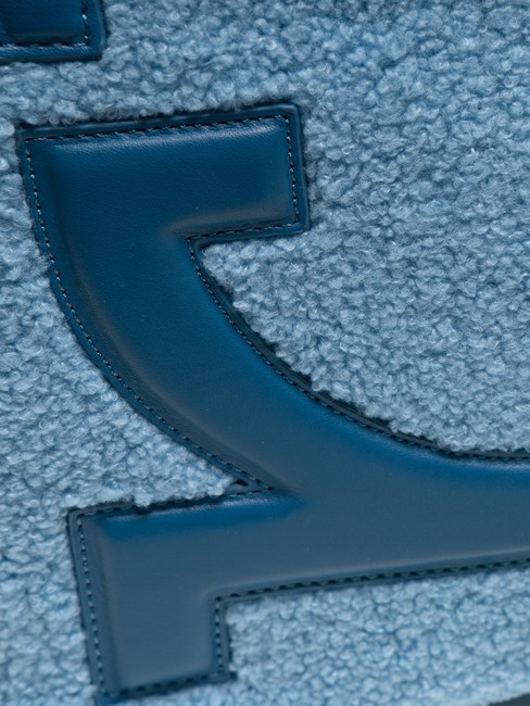 ICONIC TEDDY Sac cabas avec bandouli&egrave;re bleu - Sacs pour Femme