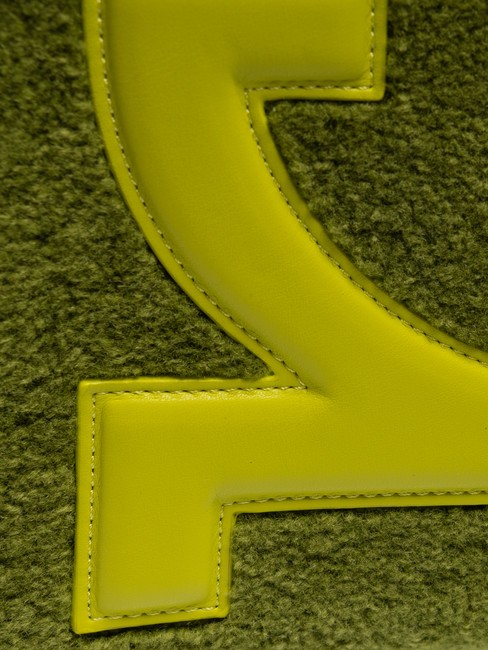 ICONIC TEDDY Sac cabas avec bandouli&egrave;re vert acide - Sacs pour Femme