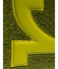 ROCCOBAROCCO ICONIC TEDDY Sac cabas avec bandouli&egrave;re vert acide - Sacs pour Femme - 3