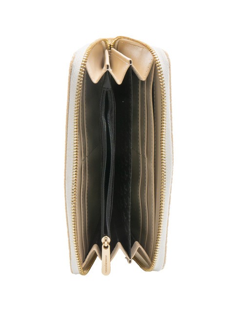 FRIDA Grand portefeuille jacquard moutarde - Portefeuilles Femme