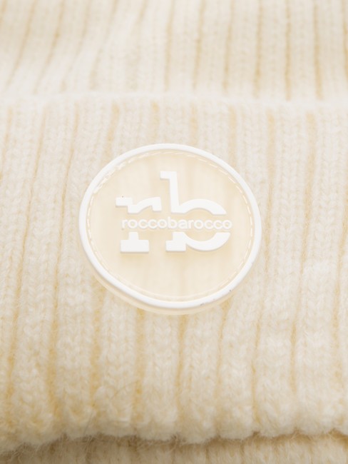 PON PON Casquette avec revers Blanc - Bonnets