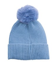 ROCCOBAROCCO PON PON Casquette avec revers bleu - Bonnets - 3