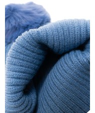 ROCCOBAROCCO PON PON Casquette avec revers bleu - Bonnets - 4