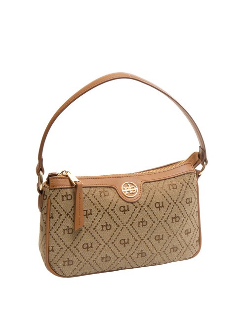 FRIDA Sac sous les bras en tissu jacquard naturel - Sacs pour Femme