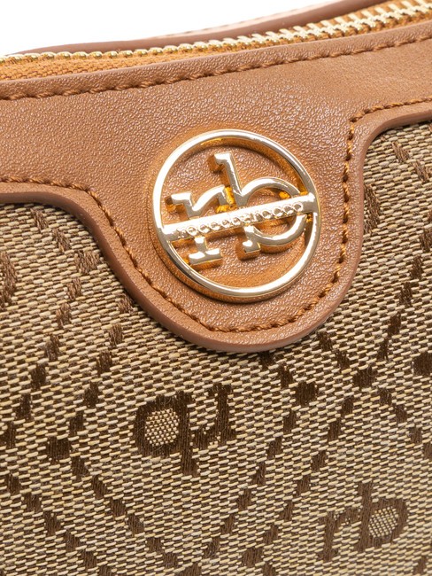 FRIDA Sac sous les bras en tissu jacquard naturel - Sacs pour Femme