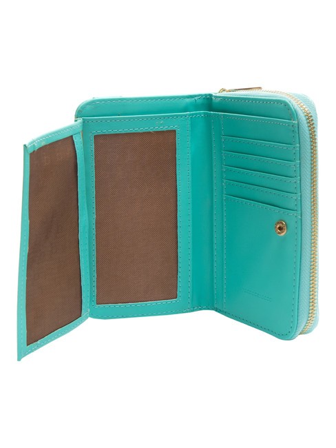 BRIGITTE Grand porte-monnaie à rabat céleste - Portefeuilles Femme