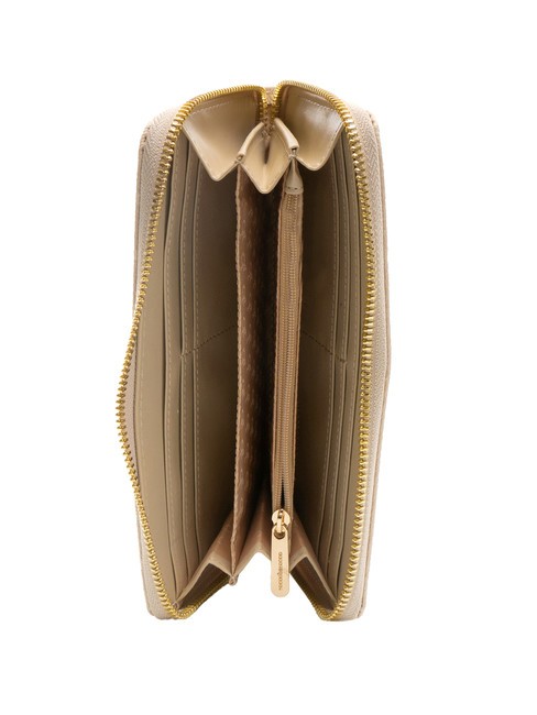 BRIGITTE Grand portefeuille zippé autour bronzer - Portefeuilles Femme