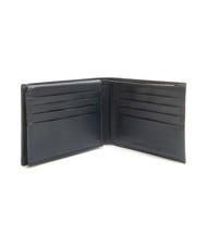 ROCCOBAROCCO ROUND Portefeuille en cuir &agrave; rabat bleu - Portefeuilles Homme - 3