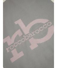 ROCCOBAROCCO RB Écharpe avec logo all-over gris foncé - Écharpes - 4