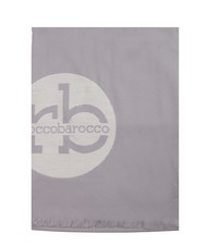 ROCCOBAROCCO RB Écharpe avec logo all-over gris - Écharpes - 3