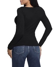 GUESS LS TRIANGLE  T-shirt avec logo - Chandails pour femmes