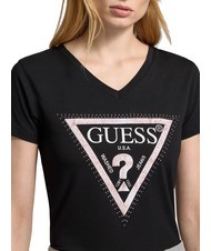 GUESS SS VN PYTHON TRIANGLE T-shirt à manches courtes jetbla - T-shirt - 3