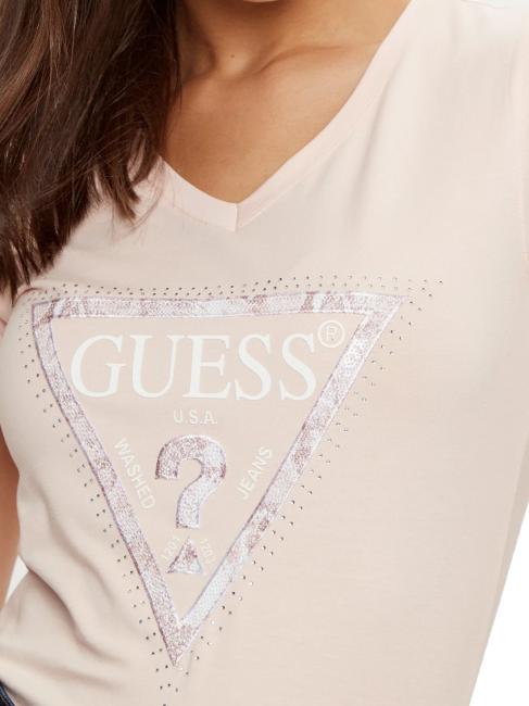 SS VN PYTHON TRIANGLE T-shirt à manches courtes rose doux - T-shirt