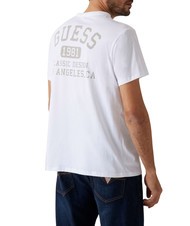 GUESS BSC CLASSIC T-shirt en coton blanc pur - T-shirt - 2