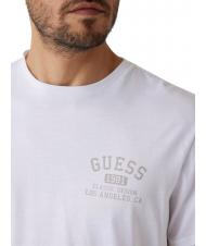 GUESS BSC CLASSIC T-shirt en coton blanc pur - T-shirt - 3