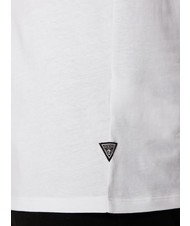 GUESS SS BSC VELVET LOGO  T-shirt en coton blanc pur - T-shirt - 4